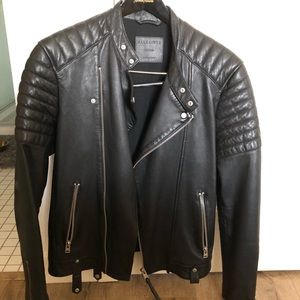 All Saints Leather Jacket. MSRP $600 with tax